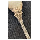 UL - Set of 3 Antique WMF Silver Plated Pastry Forks, Ornate Monogrammed Handles, 5 Inch