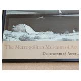 UL - Framed Metropolitan Museum of Art Poster - Department of American Paintings and Sculpture