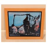 LL - Framed Original Painting by Kenneth Abendana Spenser, 1998