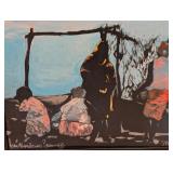 LL - Framed Original Painting by Kenneth Abendana Spenser, 1998