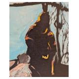 LL - Framed Original Painting by Kenneth Abendana Spenser, 1998