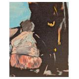 LL - Framed Original Painting by Kenneth Abendana Spenser, 1998