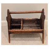 LL - Antique Blacksmiths Farrier Tool Nail Wooden Tray