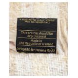 UL - Irish Tan Plaid Fringed Blanket and Matching Throw Pillow by Helena Ruuth