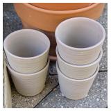 G - Collection of Terracotta Pots Assorted Sizes