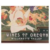 LL - Framed Van Duzer Wines of Oregon Art Print by John Martinez