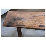 G - Primitive Wooden Bench