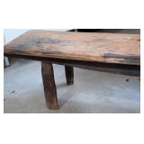 G - Primitive Wooden Bench