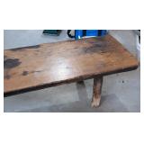 G - Primitive Wooden Bench