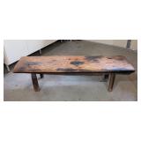 G - Primitive Wooden Bench