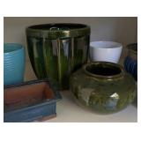 G - Collection of 8 Assorted Ceramic Planter Pots and Vases
