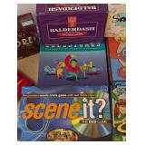 LL - Collection of 10 Party and Family Board Games with Backgammon Set