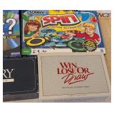 LL - Collection of 10 Party and Family Board Games with Backgammon Set