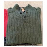 LL - Lot of 9 Mens XXL Sweaters and Pullovers Assorted Brands