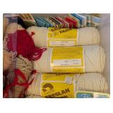 LL - Large Lot of Yarn, Fabric, Sewing Patterns, and Craft Supplies