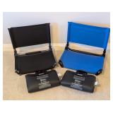 LL - Set of 2 Stadium Seats with LavaSeat Cushions