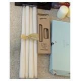 LL - Collection of Candles with Holders and LED Wax Candles