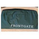 LL - Frontgate 7.5 ft Christmas Tree Storage Bag with 3 Solar LED Metal Tree Decorations