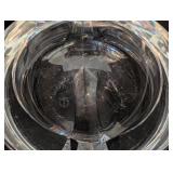 UL - St. Louis France Crystal Cigar Ashtray 6 Inch Diameter
