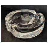 UL - St. Louis France Crystal Cigar Ashtray 6 Inch Diameter
