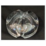 UL - St. Louis France Crystal Cigar Ashtray 6 Inch Diameter