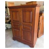 G - Hooker Furniture Wooden Entertainment Cabinet with Double Doors
