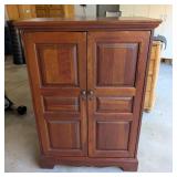 G - Hooker Furniture Wooden Entertainment Cabinet with Double Doors