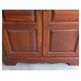 G - Hooker Furniture Wooden Entertainment Cabinet with Double Doors