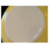 K - Set of 2 Vintage Pyrex Mixing Bowls Blue and Yellow