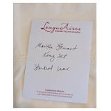UL - Martha Stewart King Sheet Set with Standard Pillow Cases