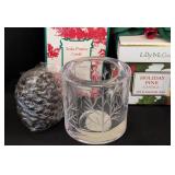UL - Assorted Scented Candle Collection with Decorative Glass Holders