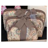 UL - Gift Set with Mary Kay Lotions, Wine Glass Shades, Organizer Bags, Memo Pads, and Pinecone Tray