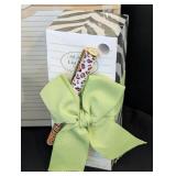 UL - Gift Set with Mary Kay Lotions, Wine Glass Shades, Organizer Bags, Memo Pads, and Pinecone Tray