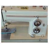 UL - Sears Kenmore Model 1400 Zig-Zag Sewing Machine with Accessories and Singer Sewing Book