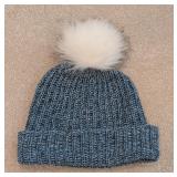UL - Love Your Melon Blue Knit Pom Pom Beanie One Size