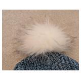 UL - Love Your Melon Blue Knit Pom Pom Beanie One Size