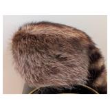 UL - Vintage Kakas Raccoon Fur Hat with Box Boston