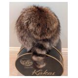 UL - Vintage Kakas Raccoon Fur Hat with Box Boston