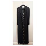 UL - Vera Wang Size 12 Black Polka Dot Dress and Sheer Jacket Set