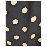 UL - Vera Wang Size 12 Black Polka Dot Dress and Sheer Jacket Set