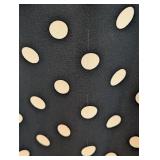 UL - Vera Wang Size 12 Black Polka Dot Dress and Sheer Jacket Set