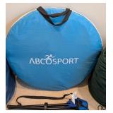 UL - Camping Gear Collection with ABCOSPORT Tent, AeroBed, Flashlights, and Accessories