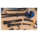 UL - Camping Gear Collection with ABCOSPORT Tent, AeroBed, Flashlights, and Accessories