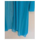 UL - Tommy Bahama Sheer Blue Open Front Cardigan Size Large