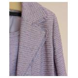 UL - Doncaster Lavender Silk Blend Skirt Suit Set Size 12/14