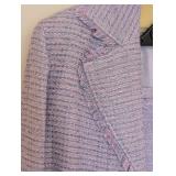 UL - Doncaster Lavender Silk Blend Skirt Suit Set Size 12/14