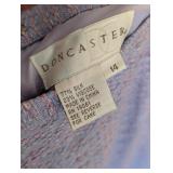 UL - Doncaster Lavender Silk Blend Skirt Suit Set Size 12/14