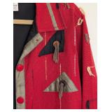 UL - Orvis Large Red Cotton Embroidered Jacket with Tassel Details