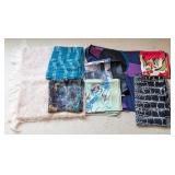 UL - Collection of 7 Assorted Patterned Scarves