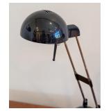 O - Pair of IKEA Adjustable Black Desk Lamps, 14 Inch Tallest Height